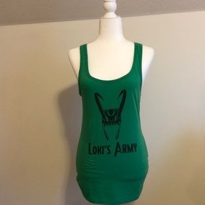 Fitted Loki tank top